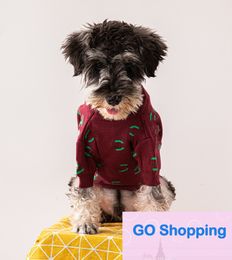 New Dog Sweater Fashion Jarre Aero Pomeranian Schnauzer Pet Clothes Fall Winter Fashion Dog Coat