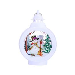 5pcs Bag Parts Sublimation DIY White Blank LED Lantern Light Acrylic Printing Christmas Decoration