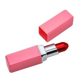 TOPPUFF Metal Pipe Lipstick style Pipe Metal Herb Pipes 84MM Long Made of Aluminum and ABS Pipes