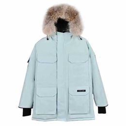 Men's Down Parkas Designer Jackets Men's Down Parkas Winter Bodywarmer Cotton Luxury Women's Puffy Windbreakers Couples Thickened Warm Coats Custom Canadian Ar60