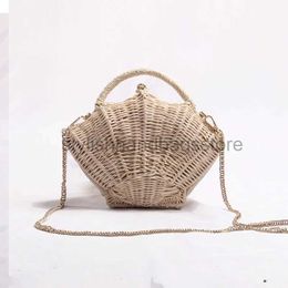 Shoulder Bags Handbags Sell-saped small Messenger Bag woven soulder portable vacation Straw bagstylishhandbagsstore