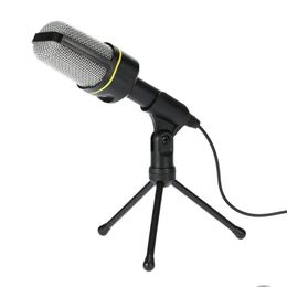Microphones Professional Usb Condenser Microphone Studio Sound Recording Tripod For Ktv Karaoke Laptop Pc Desktop Computer Drop Deli Dhl60