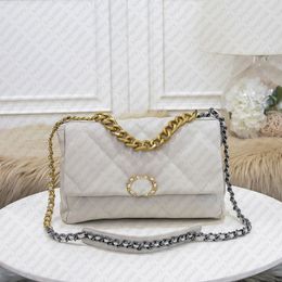 High Quality Women Bags Fashion Crossbody Bags Designer Bags big rhombic lattice Tofu Buns cc bags Genuine Leather Messenger Bag Flap Clutch Bag 3-colors coarse chain