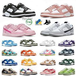 Retro Low Running Shoes lows Panda Mens Medium Olive Gray Fog Syracuse UNC GAI Safari Mix Bart Simpson Triple Pink Candy Women Sneakers size 36-47