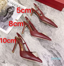 Sandals Designer shoes Fashion Slides high heels Floral Brocade Genuine Leather