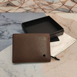 brown purse folding card holder pen holder business card holder animal leather mini wallet designer fashion bag gift box set