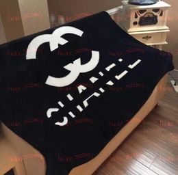 Latest Designer Blanket Letter Printing Household Blanket Adult Children's Carpet Household Textile Bedding Sofa Outdoor Travel Portable blanket Size 150 x 200 CM