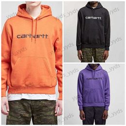 Erkek Hoodies Sweatshirts Temel Basit Nakış Mektubu Peluş Hoodie Sıradan Kalınlaştırılmış Kapüşonlu T230406