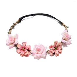 Hair Clips Large For Long Party1PC Garland Band Ladies Floral Head Beach Flower Festival Wedding Little Girls