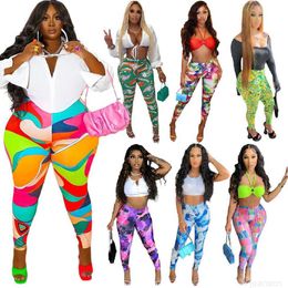Mulheres elásticas calças finas Hip Yoga S5Q Candy Color Color Lápis Ponta de renda casual Calças de corrida Sport Sport Calças femininas