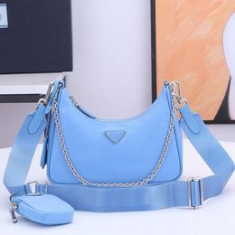 borse firmate borsa a tracolla borse a tracolla borse firmate da donna borsa di lusso borsa firmata borsa in nylon da donna borsa piccola borsa a catena di alta qualità blu.