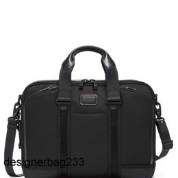 Luxury TUMSs pack backpack back mens men designer Handbag Sport bookbag ALPHABRAVO Series 232741D Mens Briefcase Handbag YJ73