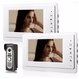 Video Door Phones 7 Inch Zinc Alloy Outdoor Camera Wired Intercom 700TVL Phone XSL-70F-M 1V2