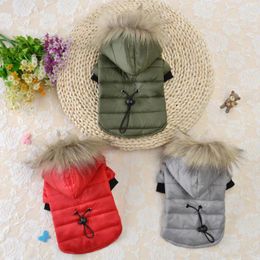 Dog Apparel Waterproof Clothes Winter Warm Hoodie Jacket Coats Pet Vest For Small Medium Chihuahua Outfits Supplies Accessories