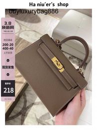 Women Handbags Second generation bag Elephant Grey Women's Mini Handheld Texture Crossbody Bag Women