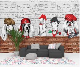 Wallpapers 3d Wallpaper Custom Po Modern Cute Dog Animal Children Room Background Home Decor Wall Murals For Walls 3 D