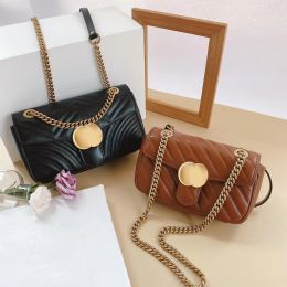 3 sizes mirror quality Marmont Luxury Designer hand bag Women fashion camera mens envelope quilted Clutch Bags Genuine Leather Tote CrossBody satchel Shoulder Bags