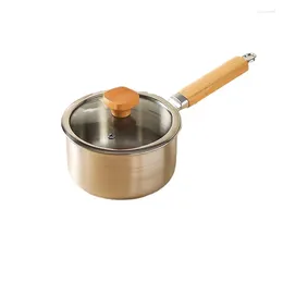 Milk Pot 316 Stainless Steel Non-stick Induction Cooker Small Soup Cooking Noodle Baby Food Supplement