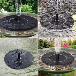 Garden Decorations Durable Wide Application Floating Fountain Break-Resistant Mini Outdoor Pool Waterfall Solar Pump Decorative