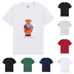 T-Shirts Designer Mode Ralphs Herren T-Shirts Polos Damen T-Shirts T-Shirts Tops Mann S Casual Chest Letter Shirt Luxuskleidung Kurzarm Laurens Kleidung