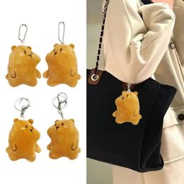 Keychains 2 PCS Bear Backpack Pendant Plush Dolls Material For Girls Teens