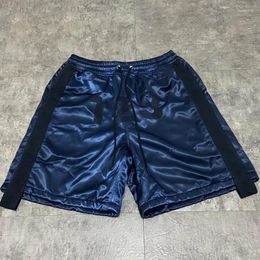 Men's Shorts RRR123 High Street Satin Drawcord Printed And Women's Loose Casual Sports Blue 1 Size 2 3