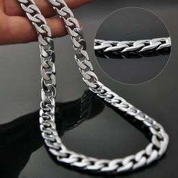 Chains 6/7/10mm Silver Tone Stainless Steel Figaro Chain Necklace Fashion Men'S Women'S Gift Jewellery