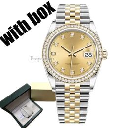 Mens Watch Clean Factory Rolaxes Swimming Automatic Super Steel Luminous Diamond Watches Lady Full Stainless Mechanical Movement Wristwatches Sapphire Glass