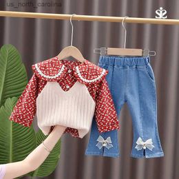 Clothing Sets Girl New Children Fashion Baby Girls Princess Sweater Vest Shirt Pants Kids Infant Clothing Toddler Tracksuit YEARS