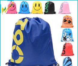 41*33CM Waterproof Travel Shoulders Bag Storage Shoes Bag Drawstring Backpack for Baby Kids Toy Lingerie Makeup