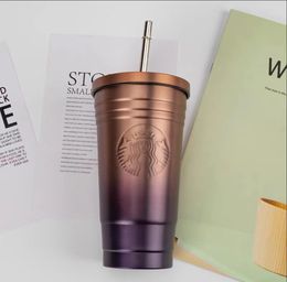 2023new Top Starbucks (Drinkware) Tazza da caffè da viaggio isolata sottovuoto Bicchiere in acciaio inossidabile Bicchiere da caffè senza sudore Tazza da tè Thermos Bottiglia d'acqua