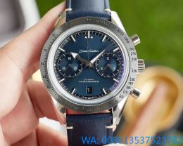 Omeg designer men speedmaster watch automatic 7750 movement IZZK mechanical chronograph montre omg luxe 1:1 904L stainless steel sapphire mirror free shipping