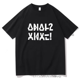 Mens TShirts Funny Letter Men Black Cotton Tshirt Unisex 11 Colors O Neck Print Tops Tee Boy Girl Summer Clothes Drop 230406