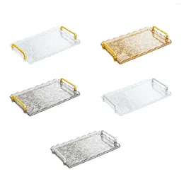 Plates Rectangle Serving Tray For Dessert Fruit Veggies Candy Nuts Towels Cosmetics And Accessories Coffee Breakfast