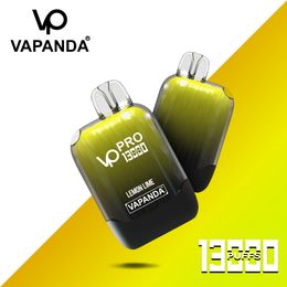 local warehouse vapanda vp pro 13000 puffs 13k disposable vapes electronic cigarettes 650mah rechargeable batteries 23ml prefilled carts shipped within 24 hours