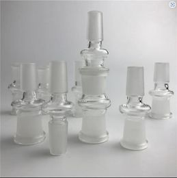 Other Smoking Accessories Wholesale glass adapter 10mm 14mm 18mm female-female joint for wapter pipe bong oil rig adapters