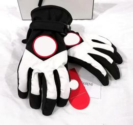 Women Leather Five Fingers Gloves Winter Short Fleece Glove Warming Thickened Glove Trendy Stylish Protective Gloves Present 882