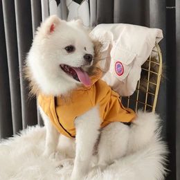 Dog Apparel Pet Clothes Padded Jacket Vest Thicken Coat Method Fight Warm Winter Pie Overcome