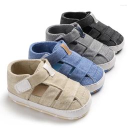 Sandals Kids Born Baby Boys Fashion Summer Soft Crib Shoes First Walker Anti Slip Shoe