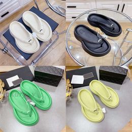 Designer Men Women Slippers EVA Sandals Rubber Slides Fashion Foam Flip Flops Platform Vintage Soft Sandal Summer Beach Flats with box