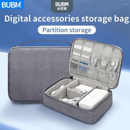 Storage Bags Portable Digital Bag Multi-function USB Data Cable Charger Power Bank Waterproof Electronic Organiser