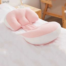 Maternity Pillows Multi-function Pure Cotton Sleeping Support Pillow For Pregnant Women U-Shape Colour Matching Pregnancy Side Sleeper Waist PillowL231106