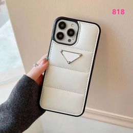 Luxury designer iphone case for x xs xr 11 12 12pro 13Pro 14 14pro 14promax phone case Classic fashion down jacket style 818D