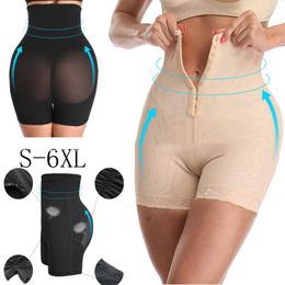 Women's Shapers Large Size Ass BuLifter Shapewear Buttocks Women Slim Waist Tummy Control Panties Body Underwear Hip Shaper Modeling Pants