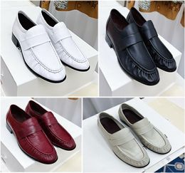 Soft calf leather shallow cut formal shoes, single foot British low heeled fashion loafers, designer comfortable walking women's shoes EU35-40 with box