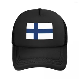 Ball Caps Personalised Flag Of Finland Baseball Cap Sports Women Men's Adjustable Trucker Hat Summer