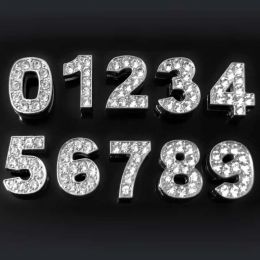 8mm 10mm AZ Alphabet 09 Numbers Zinc Alloy Slider Letter Charms Symbol Full Rhinestones Mixed 130pcs 1102 Q29207458 ZZ