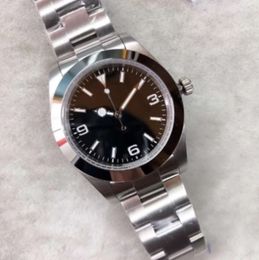 Luxury Designer ST9 Watch Explorer 39mm Stainless Steel 2813 Movement Automatic Mechanical Mens Watches Series Men Wristwatches