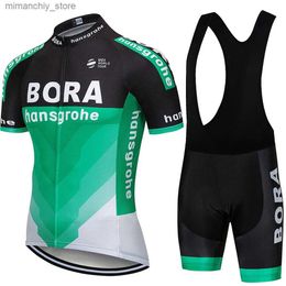 Cycling Jersey Sets 2022 Summer Men's Cycling Clothing Suit Mountain Bike Triathlon Quick-drying Breathab Cycling Clothing UCI BORA Ropa Ciclismo Q231107