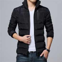 Men's Down 2023 Mens Winter Clothing Padded Thick Coats Male Jackets Parkas Black Plus Size M-6XL Slim Fit Drop Casual Fashion